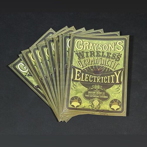 Grayson's Wireless Geomagnetic Electricity Fliers