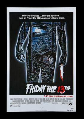 Lot #306 - FRIDAY THE 13TH (1980) - Bryan Fuller Collection: US One-Sheet, 1980