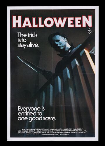 Lot #307 - HALLOWEEN (1978) - Bryan Fuller Collection: Australian One-Sheet, 1979