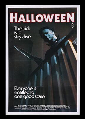 Lot #307 - HALLOWEEN (1978) - Bryan Fuller Collection: Australian One-Sheet, 1979