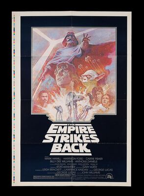 Lot #445 - STAR WARS: THE EMPIRE STRIKES BACK (1980) - US One-Sheet (Printer's Proof), 1981