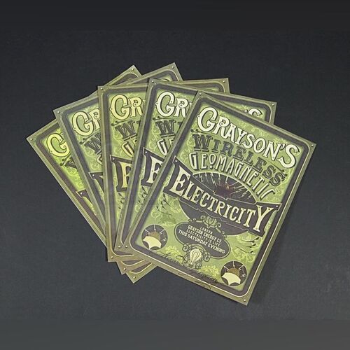 Grayson's Wireless Geomagnetic Electricity Fliers Set