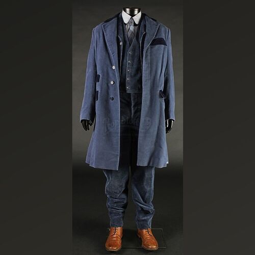 Jonathan Harker (Oliver Jackson-Cohen) Blue Corduroy Costume