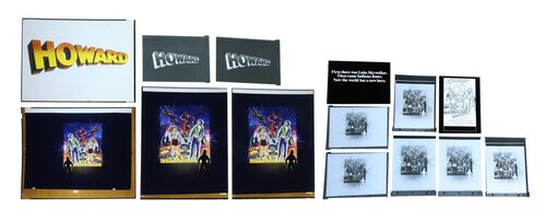 Lot #10 - HOWARD THE DUCK (1986) - FEREF ARCHIVE: Original Poster Concept Transparencies and Negatives