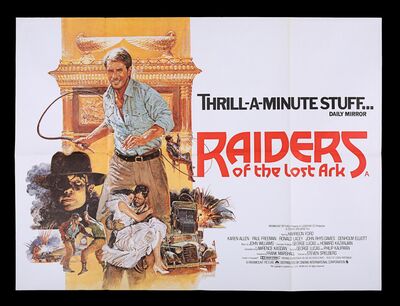 Lot #11 - RAIDERS OF THE LOST ARK (1981) - UK Quad, 1981