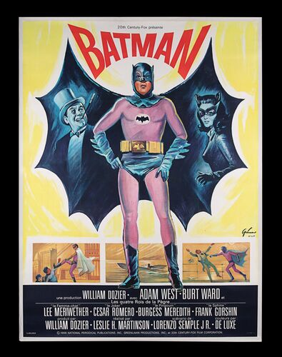 Lot #35 - BATMAN: THE MOVIE (1966) - French 'Grande' Affiche, 1966