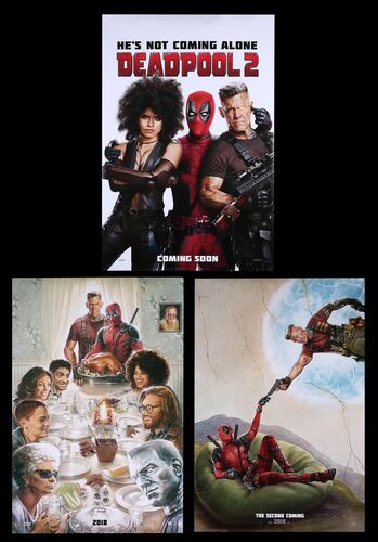 Lot #42 - DEADPOOL 2 (2018) - Three One-Sheets, 2018