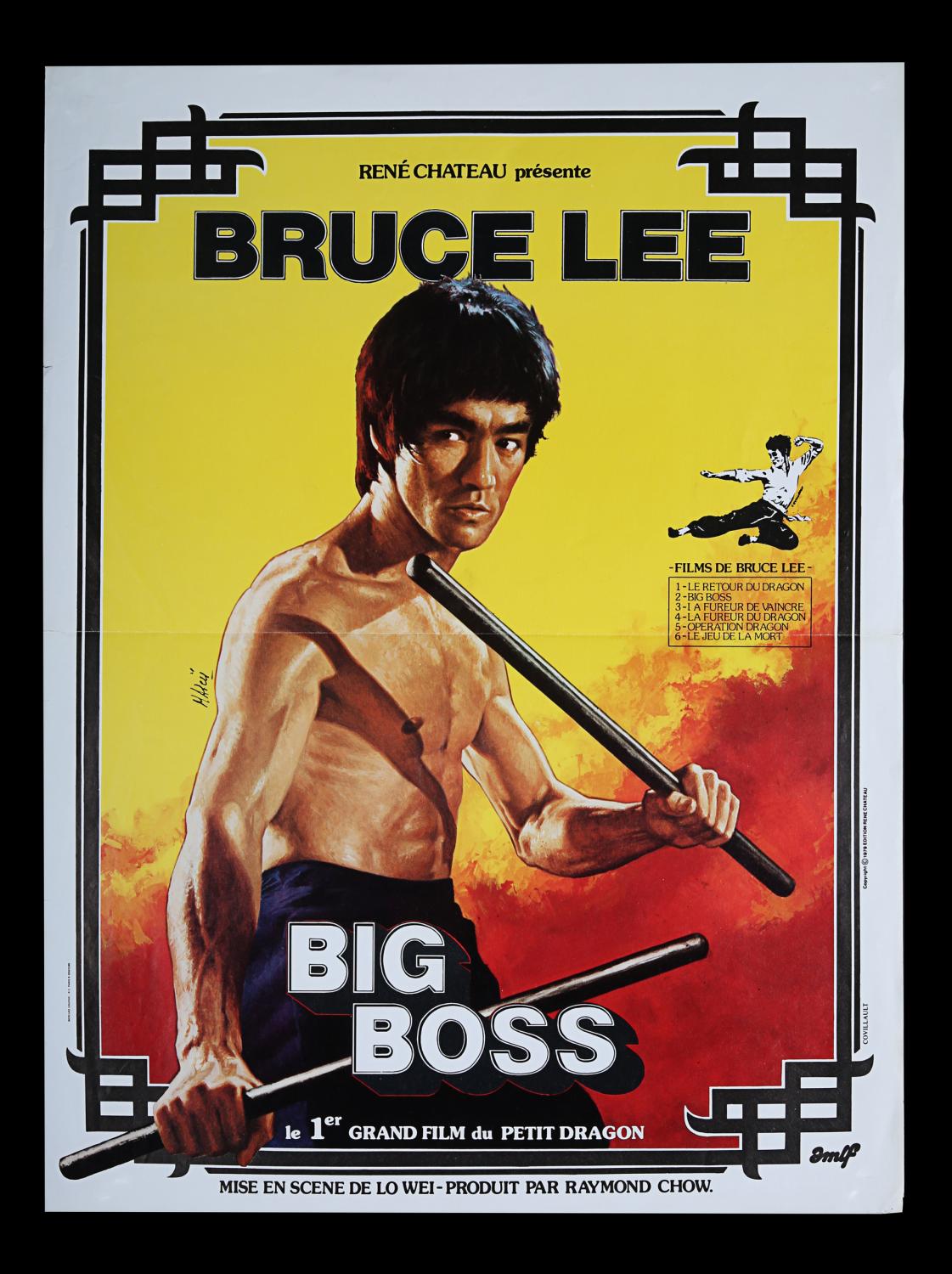 Lot #56 - BRUCE LEE: GAME OF DEATH (1972), RETURN OF THE DRAGON (1971 ...