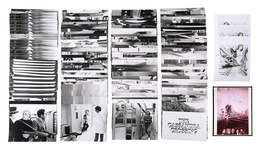 Lot #57 - THE CASSANDRA CROSSING (1976) - FEREF ARCHIVE: Poster Concept Transparency and Production Stills