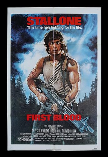 Lot #62 - FIRST BLOOD - RAMBO (1982) - US One-Sheet, 1982