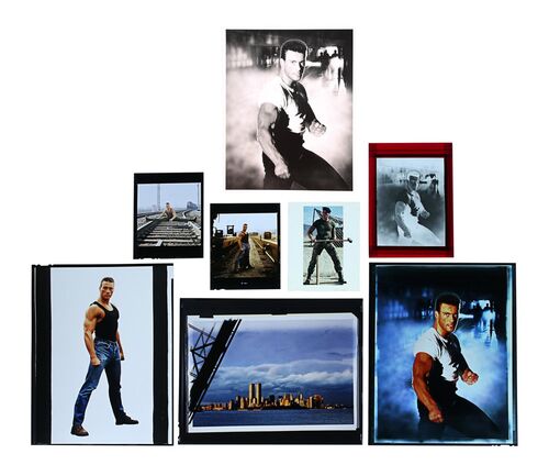 Lot #63 - JEAN CLAUDE VAN DAMME: DEATH WARRANT (1990), A.W.O.L. (1990) - FEREF ARCHIVE: Original Photograph, Character Transparencies and Negative