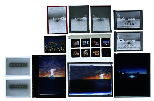 Lot #68 - COCOON (1985), COCOON: THE RETURN (1988) - FEREF ARCHIVE: Original Poster Concept Transparencies and Negatives with Production Slides
