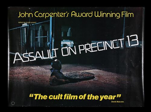 Lot #83 - ASSAULT ON PRECINCT 13 (1976) - UK Quad, 1976