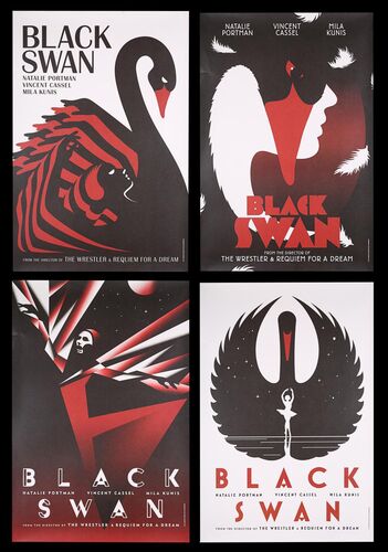Lot #85 - BLACK SWAN (2010) - Set of Four One-Sheets, 2010