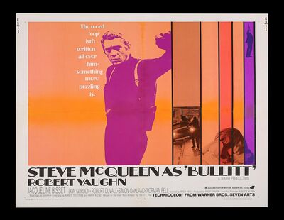 Lot #86 - BULLITT (1968) - US Half Sheet, 1968