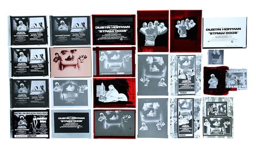 Lot #101 - STRAW DOGS (1971) - FEREF ARCHIVE: Original Poster Concept Negatives