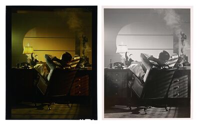 Lot #121 - THE TWO JAKES (1990) - FEREF ARCHIVE: Original Poster Concept Transparency and Photo