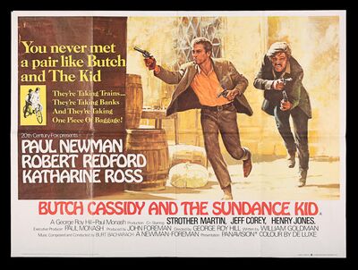Lot #123 - BUTCH CASSIDY AND THE SUNDANCE KID (1969) - UK Quad, 1969
