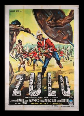 Lot #134 - ZULU (1964) - Italian 4-Fogli (Style B), 1964