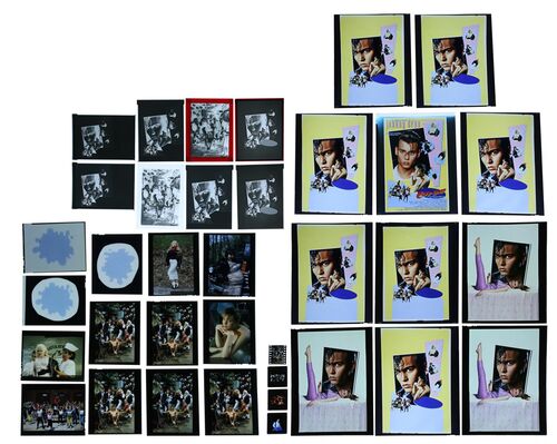 Lot #140 - CRY BABY (1990) - FEREF ARCHIVE: Original Poster Concept and Production Transparencies and Negatives
