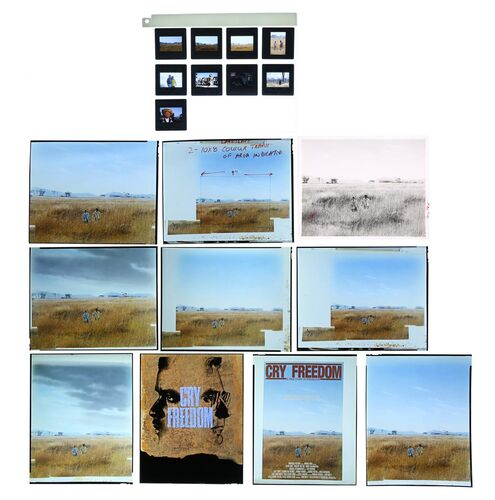 Lot #141 - CRY FREEDOM (1987) - FEREF ARCHIVE: Poster Concept Transparencies and Slides