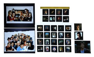Lot #143 - HOLLYWOOD STAR MONTAGES - FEREF ARCHIVE: Hollywood Star Montage Transparencies and Slides