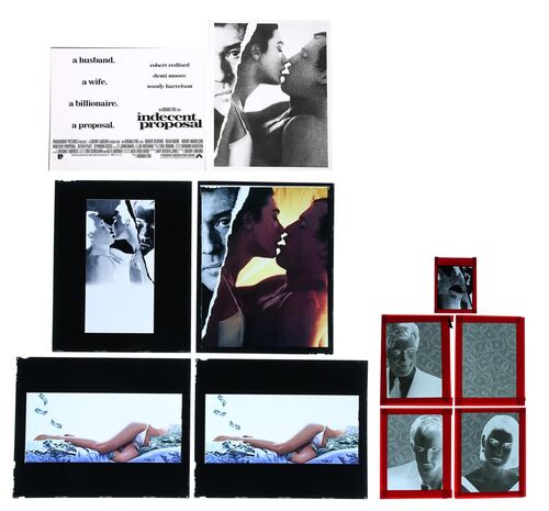 Lot #144 - INDECENT PROPOSAL (1993) - FEREF ARCHIVE: Original Poster Concept Transparencies and Negatives