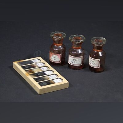 Microscope Test Slides & Blood Sample Bottles