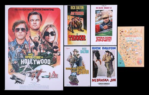 Lot #146 - ONCE UPON A TIME IN HOLLYWOOD (2019) - Six Limited-Edition Numbered Posters, 2019