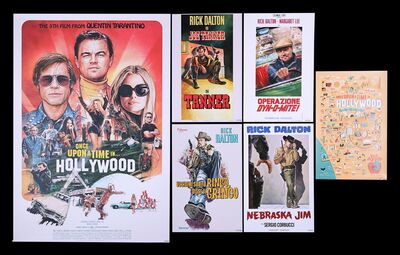 Lot #146 - ONCE UPON A TIME IN HOLLYWOOD (2019) - Six Limited-Edition Numbered Posters, 2019