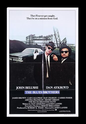 Lot #159 - THE BLUES BROTHERS (1980) - US/International One-Sheet, 1980