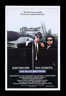 Lot #159 - THE BLUES BROTHERS (1980) - US/International One-Sheet, 1980