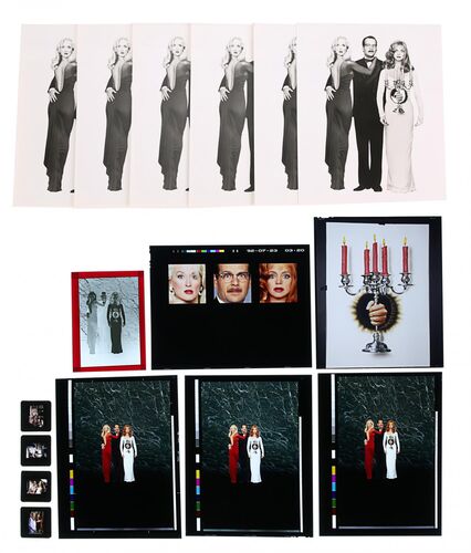 Lot #164 - DEATH BECOMES HER (1992) - FEREF ARCHIVE: Original Poster Concept Transparencies and Negative