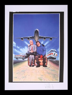 Lot #173 - PLANES, TRAINS AND AUTOMOBILES (1987) - FEREF ARCHIVE: Original Transparencies and Negative with 1 of 1 Proof Print, 2021