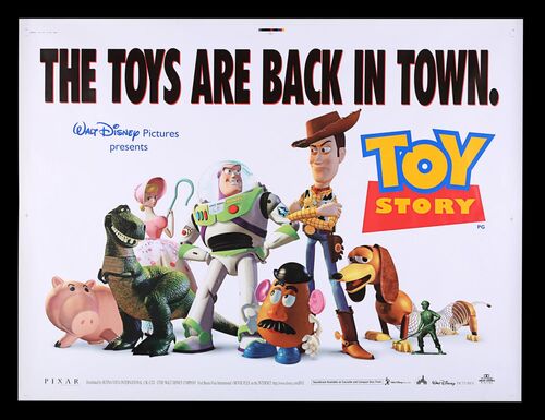 Lot #184 - TOY STORY (1995) - UK Quad, 1996