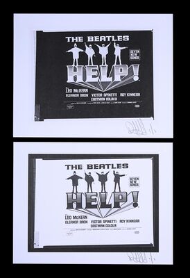 Lot #187 - THE BEATLES: HELP! (1965) - FEREF ARCHIVE: Original Negative with Two 1 of 1 Proof Prints, 2021