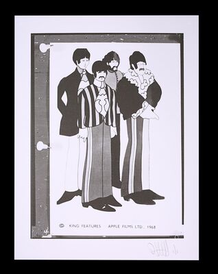 Lot #189 - THE BEATLES: YELLOW SUBMARINE (1968) - FEREF ARCHIVE: Original Negative with 1 of 1 Proof Print, 2021
