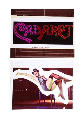 Lot #196 - CABARET (1972) - FEREF ARCHIVE: Original Poster Concept Transparencies