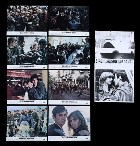 Lot #201 - QUADROPHENIA (1979) - Eight British Front of House Cards and Eight Production Stills, 1979
