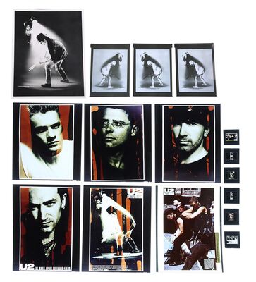 Lot #204 - U2: RATTLE AND HUM (1988) - FEREF ARCHIVE: Original Poster Concept Transparencies, Negatives and Production Slides