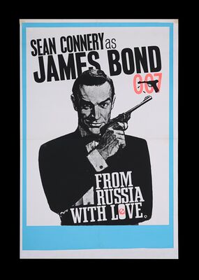 Lot #211 - JAMES BOND: FROM RUSSIA WITH LOVE (1963) - British Double-Crown (Artwork Style), 1964