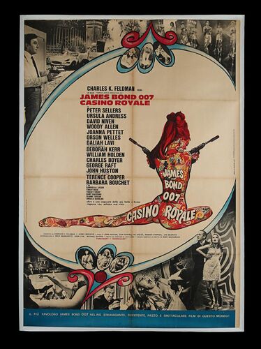 Lot #217 - JAMES BOND: CASINO ROYALE (1967) - Italian 2-Fogli, 1967