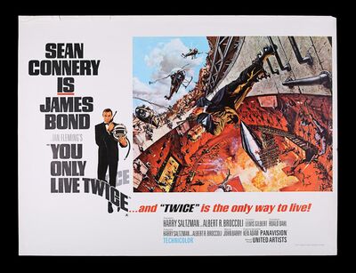 Lot #219 - JAMES BOND: YOU ONLY LIVE TWICE (1967) - UK Quad (Volcano Style), 1967