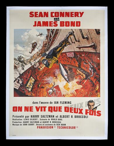 Lot #221 - JAMES BOND: YOU ONLY LIVE TWICE (1967) - French 'Grande' Affiche, 1967