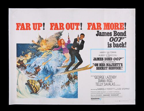 Lot #222 - JAMES BOND: ON HER MAJESTY'S SECRET SERVICE (1969) - UK Quad, 1969