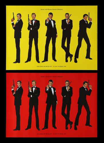 Lot #241 - JAMES BOND: HILDESHEIM MUSEUM EXHIBITION POSTER, 1998 - Set of Two Special Exhibition Posters, 1998