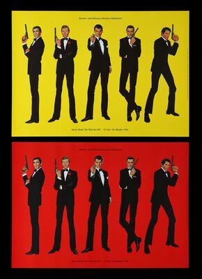 Lot #241 - JAMES BOND: HILDESHEIM MUSEUM EXHIBITION POSTER, 1998 - Set of Two Special Exhibition Posters, 1998