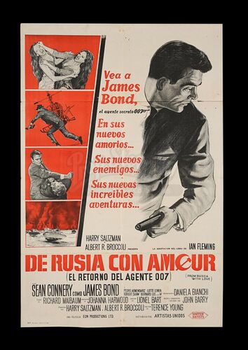 Lot #245 - JAMES BOND: FROM RUSSIA WITH LOVE (1963) - Carter-Jones Collection: Argentinian One-Sheet, 1964