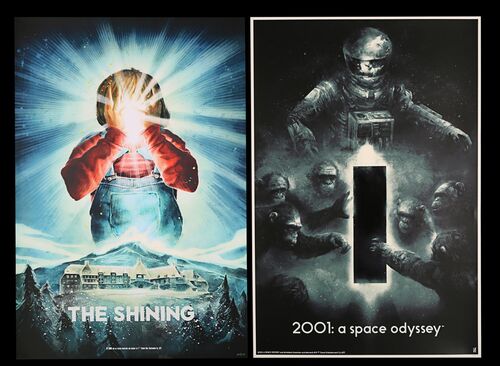 Lot #250 - 2001: A SPACE ODYSSEY (1968) AND THE SHINING (1980) - Two Mondo Posters, 2017