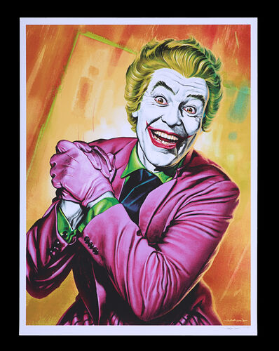 Lot #253 - BATMAN (TV SERIES, 1966-1968) - Mondo Poster - Classic Joker (Cesar Romero), 2014